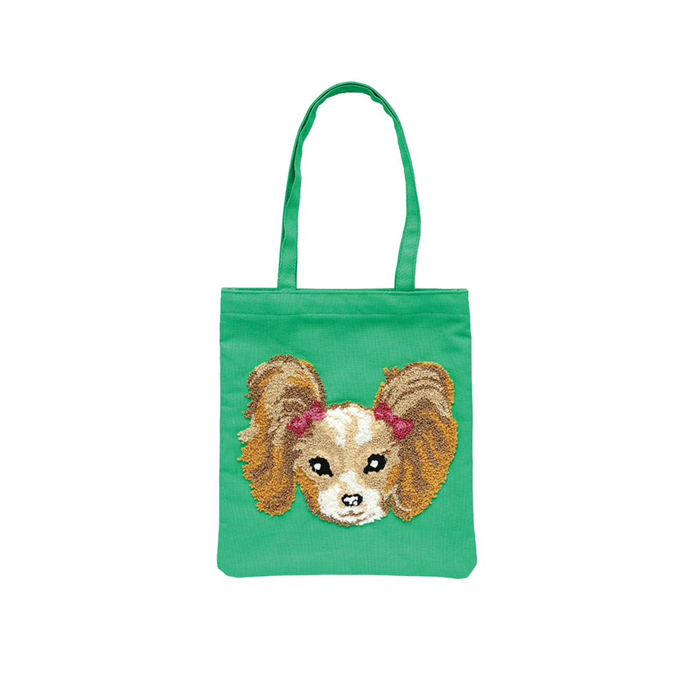 Nathalie Lete Fluffy mini bag Blue eye | Flune 文房具 猫雑貨